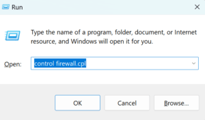 access windows firewall