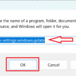 Run windows updates from the run dialog box