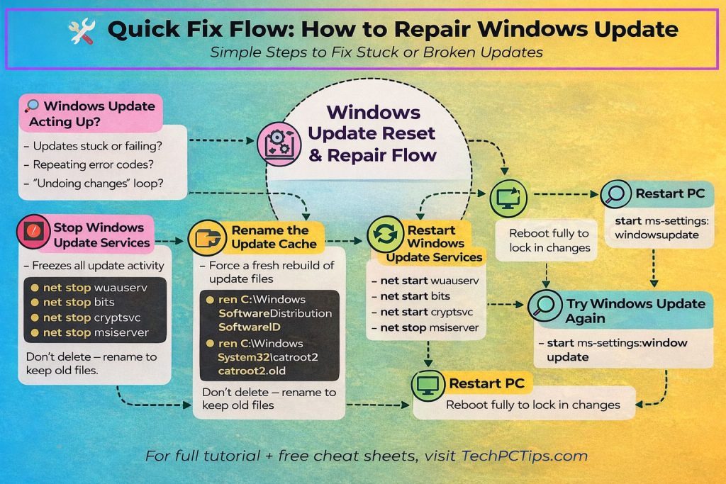 Windows Update Flow Fix Diagram